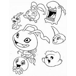 Dibujo para colorear: Digimon (Dibujos animados) #51718 - Dibujos para Colorear e Imprimir Gratis