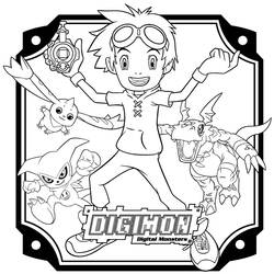 Dibujo para colorear: Digimon (Dibujos animados) #51723 - Dibujos para Colorear e Imprimir Gratis