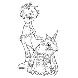 Dibujo para colorear: Digimon (Dibujos animados) #51725 - Dibujos para Colorear e Imprimir Gratis