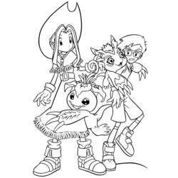 Dibujo para colorear: Digimon (Dibujos animados) #51726 - Dibujos para Colorear e Imprimir Gratis