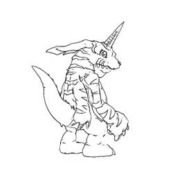 Dibujo para colorear: Digimon (Dibujos animados) #51729 - Dibujos para Colorear e Imprimir Gratis