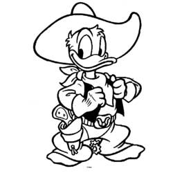 Dibujo para colorear: Donald Duck (Dibujos animados) #30120 - Dibujos para Colorear e Imprimir Gratis