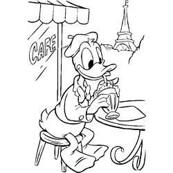 Dibujo para colorear: Donald Duck (Dibujos animados) #30133 - Dibujos para Colorear e Imprimir Gratis