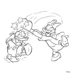Dibujo para colorear: Donald Duck (Dibujos animados) #30157 - Dibujos para Colorear e Imprimir Gratis