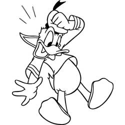 Dibujo para colorear: Donald Duck (Dibujos animados) #30194 - Dibujos para Colorear e Imprimir Gratis