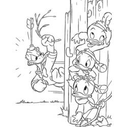 Dibujo para colorear: Donald Duck (Dibujos animados) #30204 - Dibujos para Colorear e Imprimir Gratis