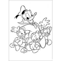 Dibujo para colorear: Donald Duck (Dibujos animados) #30213 - Dibujos para Colorear e Imprimir Gratis