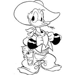 Dibujo para colorear: Donald Duck (Dibujos animados) #30217 - Dibujos para Colorear e Imprimir Gratis