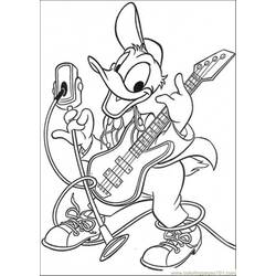 Dibujo para colorear: Donald Duck (Dibujos animados) #30218 - Dibujos para Colorear e Imprimir Gratis