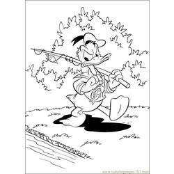 Dibujo para colorear: Donald Duck (Dibujos animados) #30241 - Dibujos para Colorear e Imprimir Gratis