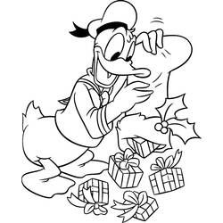 Dibujo para colorear: Donald Duck (Dibujos animados) #30255 - Dibujos para Colorear e Imprimir Gratis