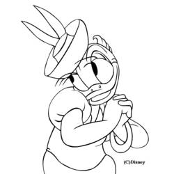 Dibujo para colorear: Donald Duck (Dibujos animados) #30258 - Dibujos para Colorear e Imprimir Gratis