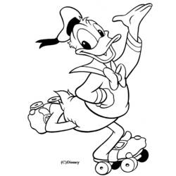 Dibujo para colorear: Donald Duck (Dibujos animados) #30264 - Dibujos para Colorear e Imprimir Gratis