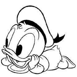 Dibujos para colorear: Donald Duck - Dibujos para colorear