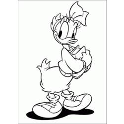 Dibujo para colorear: Donald Duck (Dibujos animados) #30301 - Dibujos para Colorear e Imprimir Gratis