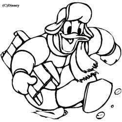 Dibujo para colorear: Donald Duck (Dibujos animados) #30307 - Dibujos para Colorear e Imprimir Gratis