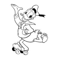 Dibujo para colorear: Donald Duck (Dibujos animados) #30314 - Dibujos para Colorear e Imprimir Gratis