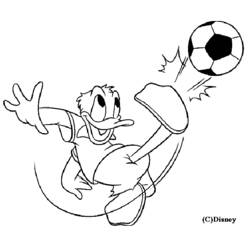 Dibujo para colorear: Donald Duck (Dibujos animados) #30325 - Dibujos para Colorear e Imprimir Gratis