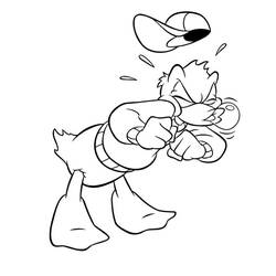 Dibujo para colorear: Donald Duck (Dibujos animados) #30329 - Dibujos para Colorear e Imprimir Gratis