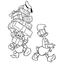 Dibujo para colorear: Donald Duck (Dibujos animados) #30330 - Dibujos para Colorear e Imprimir Gratis