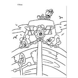 Dibujo para colorear: Donald Duck (Dibujos animados) #30335 - Dibujos para Colorear e Imprimir Gratis