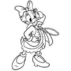 Dibujo para colorear: Donald Duck (Dibujos animados) #30370 - Dibujos para Colorear e Imprimir Gratis