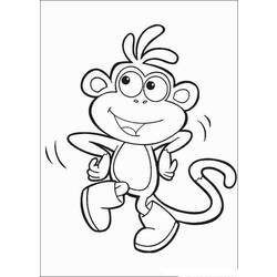 Dibujo para colorear: Dora the Explorer (Dibujos animados) #29721 - Dibujos para Colorear e Imprimir Gratis