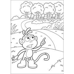 Dibujo para colorear: Dora the Explorer (Dibujos animados) #29724 - Dibujos para Colorear e Imprimir Gratis