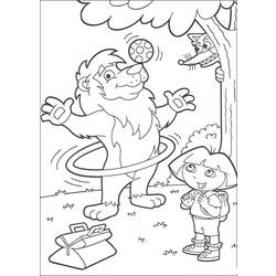 Dibujo para colorear: Dora the Explorer (Dibujos animados) #29730 - Dibujos para Colorear e Imprimir Gratis