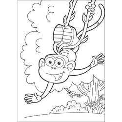 Dibujo para colorear: Dora the Explorer (Dibujos animados) #29734 - Dibujos para Colorear e Imprimir Gratis