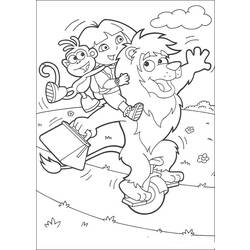 Dibujo para colorear: Dora the Explorer (Dibujos animados) #29736 - Dibujos para Colorear e Imprimir Gratis