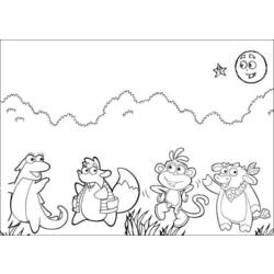 Dibujo para colorear: Dora the Explorer (Dibujos animados) #29743 - Dibujos para Colorear e Imprimir Gratis