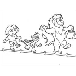 Dibujo para colorear: Dora the Explorer (Dibujos animados) #29748 - Dibujos para Colorear e Imprimir Gratis