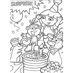 Dibujo para colorear: Dora the Explorer (Dibujos animados) #29761 - Dibujos para Colorear e Imprimir Gratis