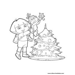 Dibujo para colorear: Dora the Explorer (Dibujos animados) #29771 - Dibujos para Colorear e Imprimir Gratis