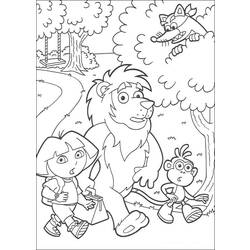 Dibujo para colorear: Dora the Explorer (Dibujos animados) #29782 - Dibujos para Colorear e Imprimir Gratis
