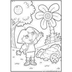 Dibujo para colorear: Dora the Explorer (Dibujos animados) #29788 - Dibujos para Colorear e Imprimir Gratis