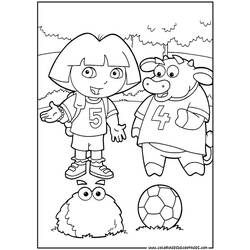 Dibujo para colorear: Dora the Explorer (Dibujos animados) #29798 - Dibujos para Colorear e Imprimir Gratis