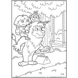 Dibujo para colorear: Dora the Explorer (Dibujos animados) #29799 - Dibujos para Colorear e Imprimir Gratis