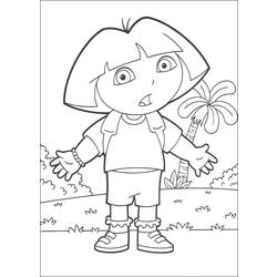 Dibujo para colorear: Dora the Explorer (Dibujos animados) #29802 - Dibujos para Colorear e Imprimir Gratis