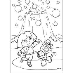 Dibujo para colorear: Dora the Explorer (Dibujos animados) #29814 - Dibujos para Colorear e Imprimir Gratis