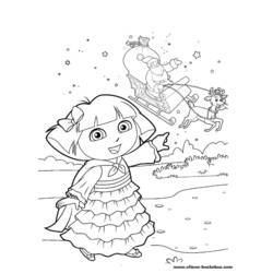 Dibujo para colorear: Dora the Explorer (Dibujos animados) #29820 - Dibujos para Colorear e Imprimir Gratis