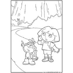 Dibujo para colorear: Dora the Explorer (Dibujos animados) #29822 - Dibujos para Colorear e Imprimir Gratis