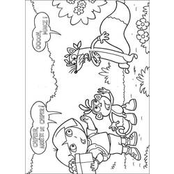 Dibujo para colorear: Dora the Explorer (Dibujos animados) #29834 - Dibujos para Colorear e Imprimir Gratis