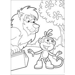 Dibujo para colorear: Dora the Explorer (Dibujos animados) #29842 - Dibujos para Colorear e Imprimir Gratis