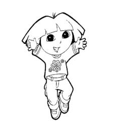 Dibujo para colorear: Dora the Explorer (Dibujos animados) #29846 - Dibujos para Colorear e Imprimir Gratis