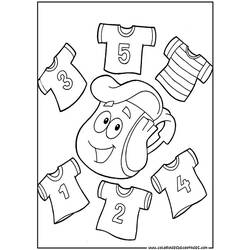 Dibujo para colorear: Dora the Explorer (Dibujos animados) #29852 - Dibujos para Colorear e Imprimir Gratis