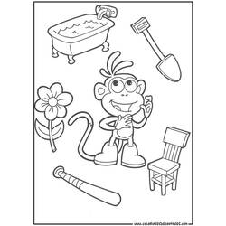 Dibujo para colorear: Dora the Explorer (Dibujos animados) #29869 - Dibujos para Colorear e Imprimir Gratis