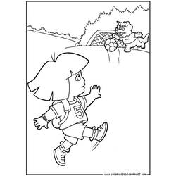 Dibujo para colorear: Dora the Explorer (Dibujos animados) #29879 - Dibujos para Colorear e Imprimir Gratis