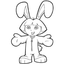 Dibujo para colorear: Dora the Explorer (Dibujos animados) #29900 - Dibujos para Colorear e Imprimir Gratis